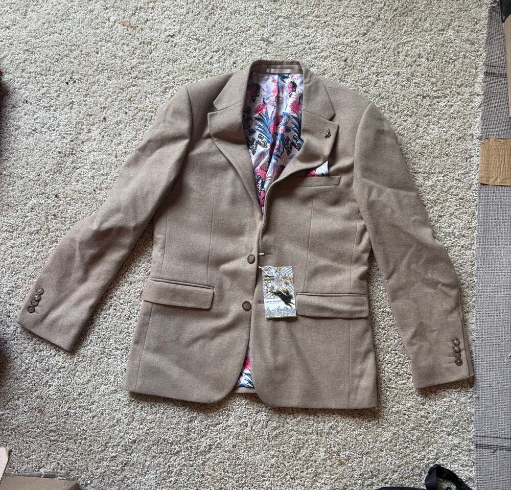 NWT Harry Brown Blazer Suit Sportcoat size 40R